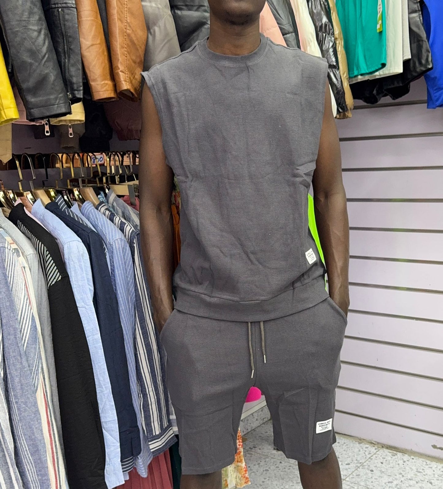 Men’s Two-Piece Cotton Suit - Stylish & Comfortable for Any Occasion