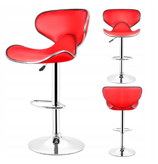 Adjustable Swivel Bar Stool – Height Adjustable, 360-Degree Swivel, Modern Bar Stool with Footrest