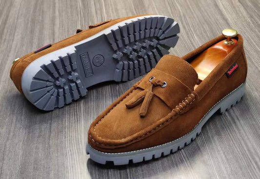 Timberland Suede Moccasin Loafers - Rugged Comfort and Style